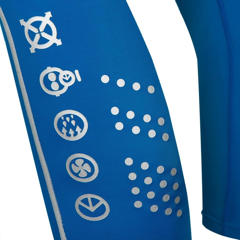 Ethika Men's Subzero 3/4 Tight | Neon Blue - Image 2